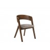 Casabianca CALICO Dining Chair In Walnut Veneer - Single