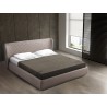 Casabianca Home AGOURA King Size Bed In Taupe Pu With Storage - Lifestyle