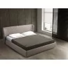 Casabianca Home AGOURA King Size Bed In Taupe Pu With Storage - Lifestyle - Casabianca Home AGOURA King Size Bed In Taupe Pu With Storage - Lifestyle