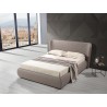 Casabianca AGOURA Queen Size Bed In Taupe Pu With Storage - Lifestyle