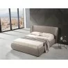 Casabianca AGOURA Queen Size Bed In Taupe Pu With Storage - Lifestyle - Casabianca AGOURA Queen Size Bed In Taupe Pu With Storage - Lifestyle