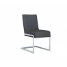 FONTANA Brown Eco-leather Dining Chair - FONTANA Brown Eco-leather Dining Chair