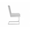 FONTANA Grey Eco-leather Dining Chair - FONTANA Grey Eco-leather Dining Chair
