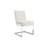 FONTANA White Eco-leather Dining Chair