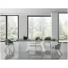 ACORN Collection Grey Eco-Leather Arm Dining Chair - Lifestyle - ACORN Collection Grey Eco-Leather Arm Dining Chair - Lifestyle