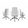 Casabianca Arena Office Arm Chair - White  - Casabianca Arena Office Arm Chair - White 