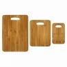 Oceanstar 3-Piece Bamboo Cutting Board Set - Seperately Displayed - Oceanstar 3-Piece Bamboo Cutting Board Set - Seperately Displayed