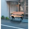 Polly Products Cambridge Backed Bench With Arms - Polly Products Cambridge Backed Bench With Arms