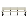 Polly Products Cambridge Backed Bench Front - Polly Products Cambridge Backed Bench Front