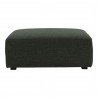 Moe's Home Collection Romy Ottoman Dark Green - Front Angle 2