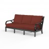 Monterey Sofa in Canvas Henna w/ Self Welt - Front Side Angle