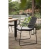 Azzurro Living Cebu Stackable Dining Chair With Graphite Cushion - Lifestye