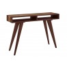 Greenington Azara Tiger Console Table, Sable - Front Side Angle