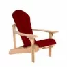 Adirondack Chair Cushion - Red  - Adirondack Chair Cushion - Red 
