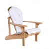 Adirondack Chair Cushion - White
