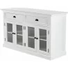 Nova Solo Classic Buffet with Glass Doors, Side Angle - Nova Solo Classic Buffet with Glass Doors, Side Angle
