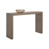 Sunpan Hilbert Console Table - Front Side Angle with Decor