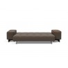 Innovation Living Grand Deluxe Excess Lounger Sofa in Kenya Taupe - Fully Folded