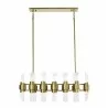 ZEEV Lighting Pillar Collection Chandelier- Front Angle - ZEEV Lighting Pillar Collection Chandelier- Front Angle