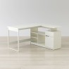 Anderson Teak Lexi 55" L-Shaped Corner Desk - Angled
