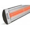 Infratech CD-Series Single / Dual Element 316 Marine Grade Patio Heater in 3000W / 4000W / 5000W / 6000W - Black in Closeup Front Side Angle