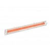 Infratech CD-Series Single / Dual Element 316 Marine Grade Patio Heater in 3000W / 4000W / 5000W / 6000W - White  in Front Side Angle
