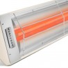 Infratech CD-Series Single / Dual Element 316 Marine Grade Patio Heater in 3000W / 4000W / 5000W / 6000W - Almond in Closeup Front Side Angle