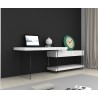 J&M Furniture Cloud Modern Desk in High Gloss 003