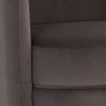 Sunpan Gilley Swivel Lounge Chair - Meg Ash - Seat Closeup Angle