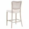 Essentials for Living Cela Counter Stool in Bisque, Natural Gray Oak - Back Side Angle - Essentials for Living Cela Counter Stool in Bisque, Natural Gray Oak - Back Side Angle