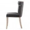 Essentials For Living Celina Dining Chair in Dark Dove Velvet - Side Angle