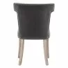 Essentials For Living Celina Dining Chair in Dark Dove Velvet - Back View - Essentials For Living Celina Dining Chair in Dark Dove Velvet - Back View