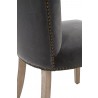 Essentials For Living Celina Dining Chair in Dark Dove Velvet - Seat Back View