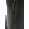 Essentials For Living Celina Dining Chair in Dark Dove Velvet - Stitch Detail - Essentials For Living Celina Dining Chair in Dark Dove Velvet - Stitch Detail
