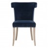 Essentials For Living Celina Dining Chair in Denim Velvet - Front