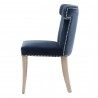 Essentials For Living Celina Dining Chair in Denim Velvet - Side