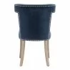 Essentials For Living Celina Dining Chair in Denim Velvet - Back - Essentials For Living Celina Dining Chair in Denim Velvet - Back