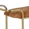 Sunpan Yara Bench - Seat Closeup Angle