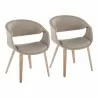 Curvo Upholstered Chair - Set of 2 - Curvo Upholstered Chair - Set of 2