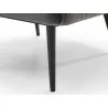 Whiteline Modern Living Boston Leisure Chair In Grey Velvet Fabric - Leg - Whiteline Modern Living Boston Leisure Chair In Grey Velvet Fabric - Leg