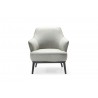 Whiteline Modern Living Sunizona Leisure Chair In Light Grey Water Proof Fabric - Front