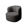 Denn Accent Chair in Dark Gray- side view 2
