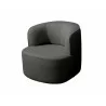 Denn Accent Chair in Dark Gray- side view 2 - Denn Accent Chair in Dark Gray- side view 2