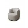 Denn Accent Chair in Light Gray- side view 1 - Denn Accent Chair in Light Gray- side view 1