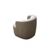 Denn Accent Chair in Light Gray- side view 2