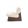 Elena Armless Accent Chair- side view 2