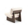 Elena Armless Accent Chair- back view 1