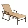 Woodard Cayman Isle Sling Adjustable Chaise Lounge - Angled - Woodard Cayman Isle Sling Adjustable Chaise Lounge - Angled
