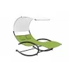 Double Chaise Rocker - Green Apple - White BG  - Double Chaise Rocker - Green Apple - White BG 