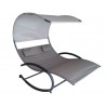 Double Chaise Rocker - Sienna - White BG